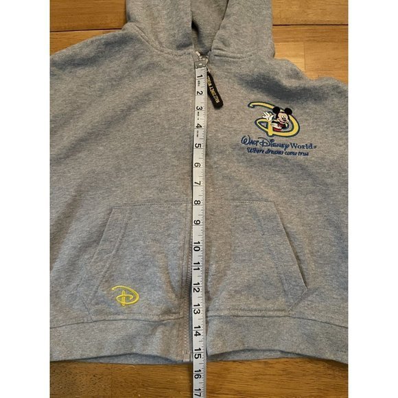 Walt Disney World Zip Up Hoodie Sweatshirt Toddler M “Where Dreams Come True" - Picture 8 of 8